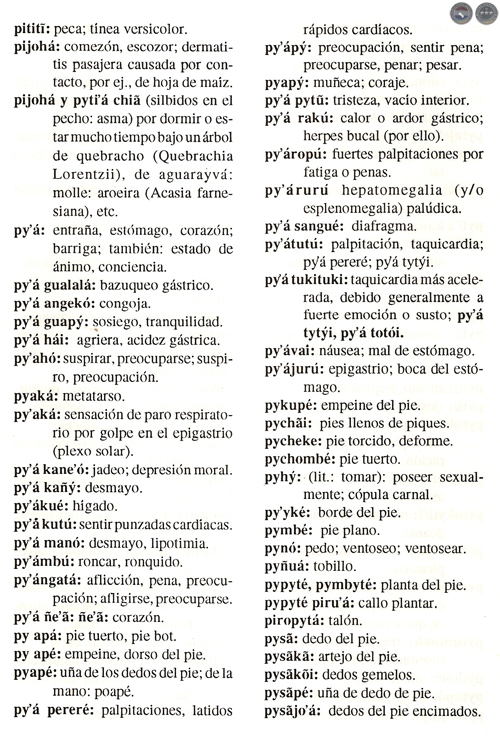 DICCIONARIO MÉDICO GUARANÍ – ESPAÑOL, 1997 - POR DIONISIO M. GONZÁLEZ TORRES